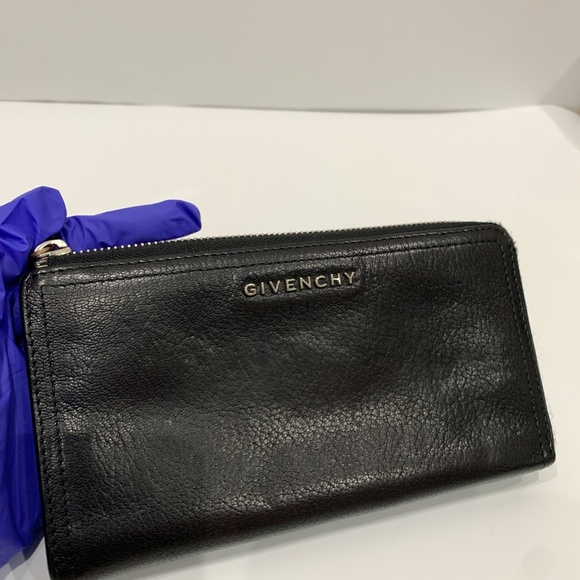 Givenchy Black L Zip Around Sku#85522 (Gently used, corners tearing) - Picture 15 of 15